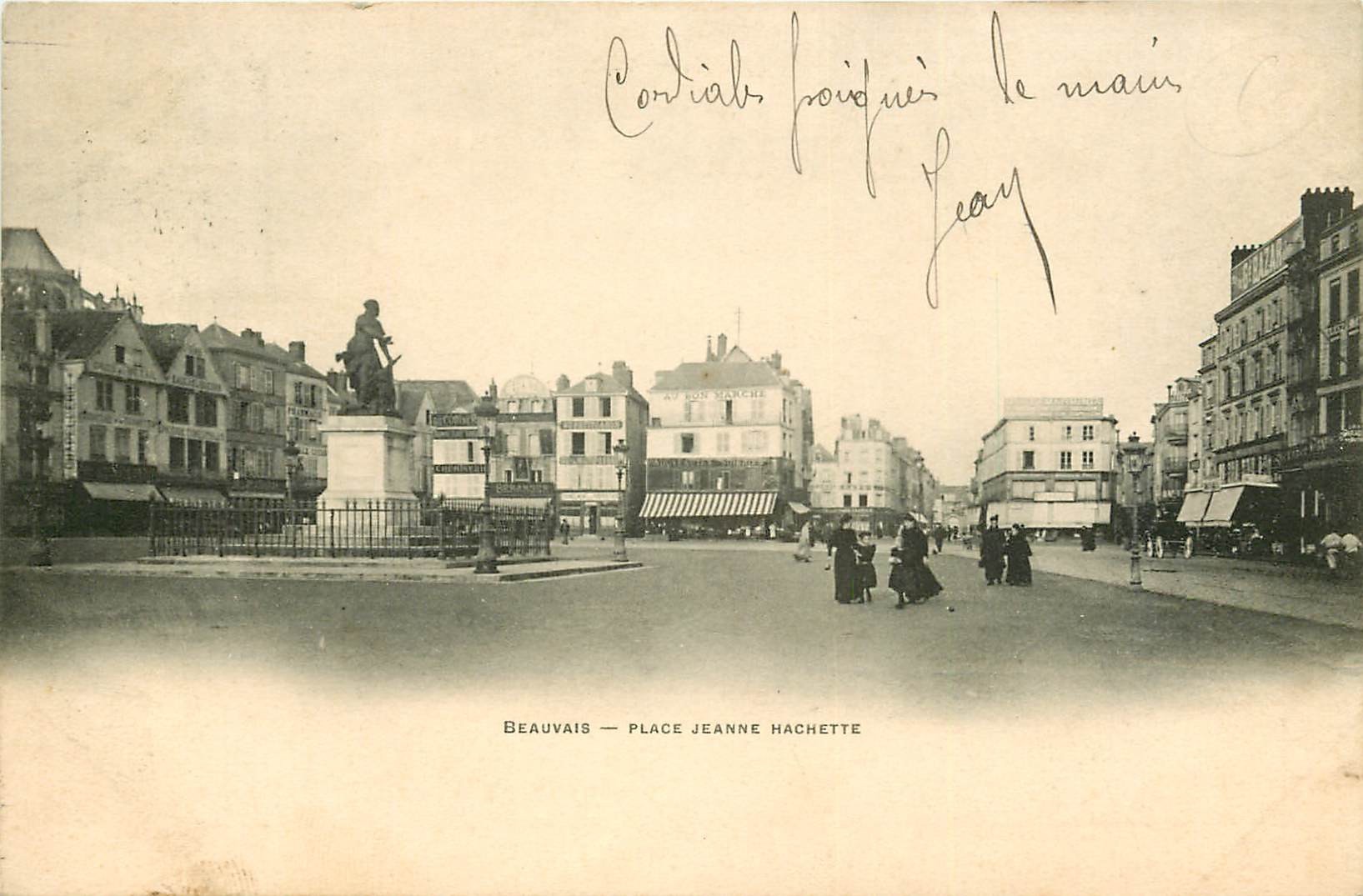60 BEAUVAIS. Place Jeanne Hachette 1903