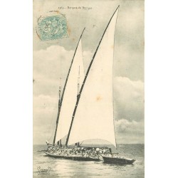 73 LE BOURGET. Barques de Pêcheurs bien animées 1906