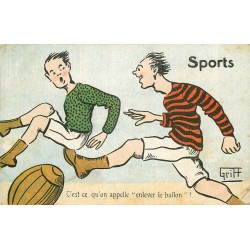 WW Illustrateur Griff avec les Sports. Enlever le ballon au Football !