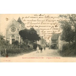 WW 50 SAINT-LAURENT-DE-CUVES. Eglise et le Bourg 1904