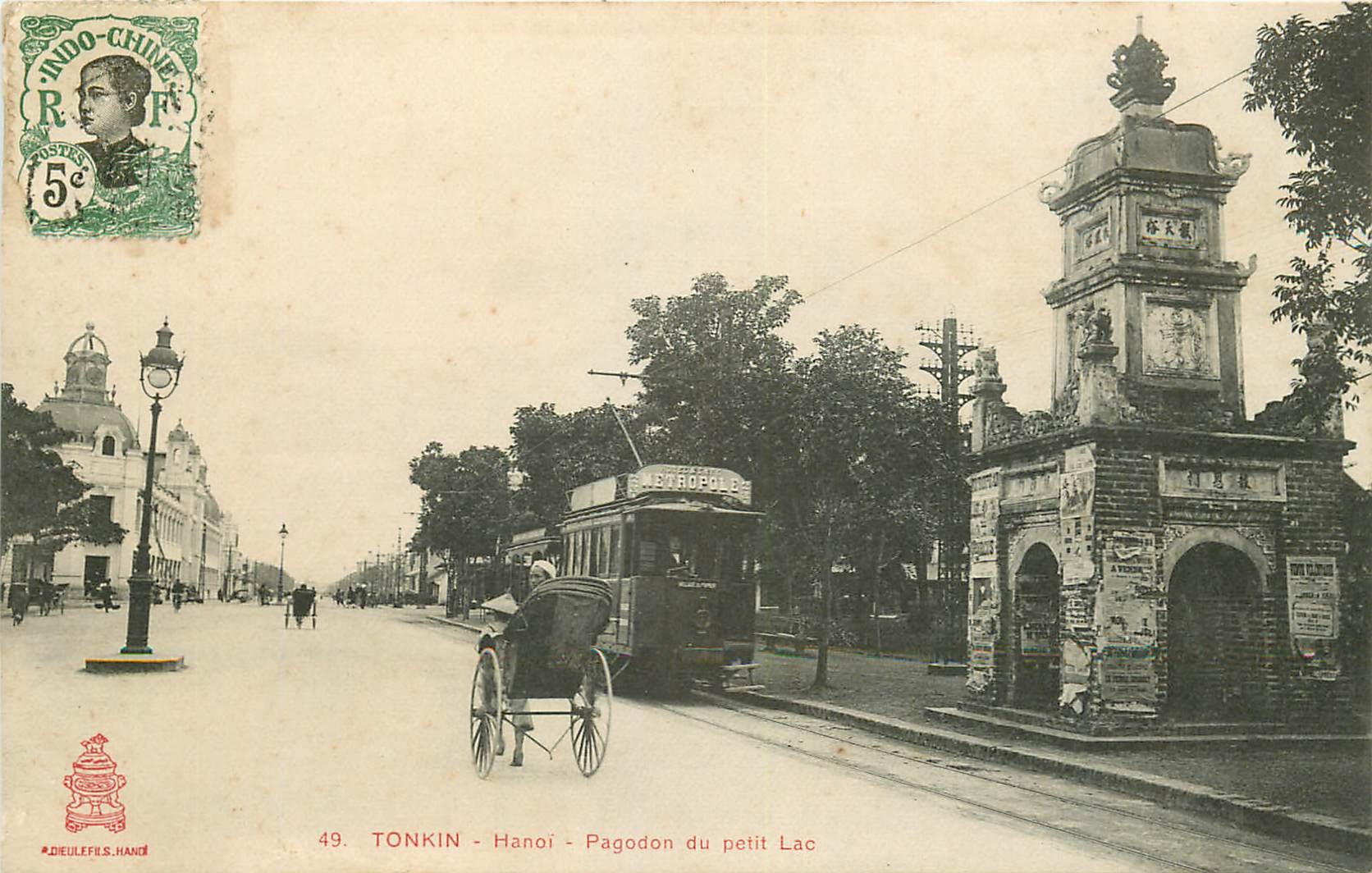 WW TONKIN. Hanoï Pagodon du Petit Lac