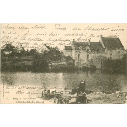 WW 23 CHATELUS-MALVALEIX. Lavandière à l'Etang du Vieux Château 1903