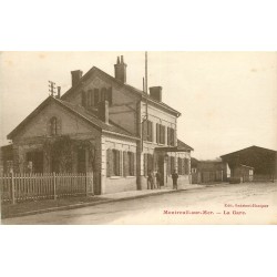 WW 62 MONTREUIL-SUR-MER. La Gare