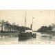 carte postale ancienne 14 CAEN. Top Promotion Arrivée du Bateau Hirondelle sur l'Orne du Havre