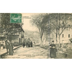 WW 07 LARGENTIERE. Gendarmerie Place des Récollets 1908