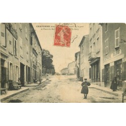WW 43 CRAPONNE-SUR-ARZON. Hôtel Esquis et Epicerie Avenue de la Gare 1910