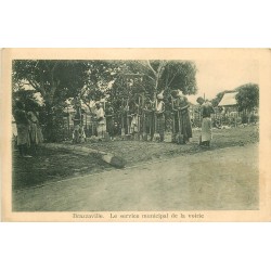 WW BRAZZAVILLE. Le service municipal de la Voirie au Congo 1916