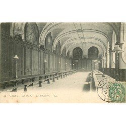 carte postale ancienne 14 CAEN. Top Promotion Le Réfectoire du Lycée 1908