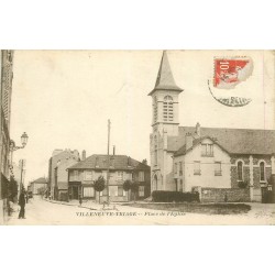 WW 94 VILLENEUVE TRIAGE. Boulangerie Breton Place de l4eglise 1917
