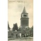 WW 02 NEUVILLETTE. Animation devant l'Eglise 1914