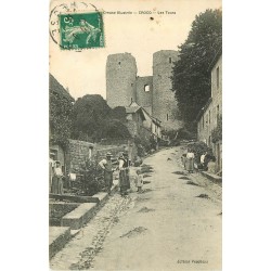 23 CROCQ. Menuisier rue de l'Eglise chemin qui va aux Tours 1911