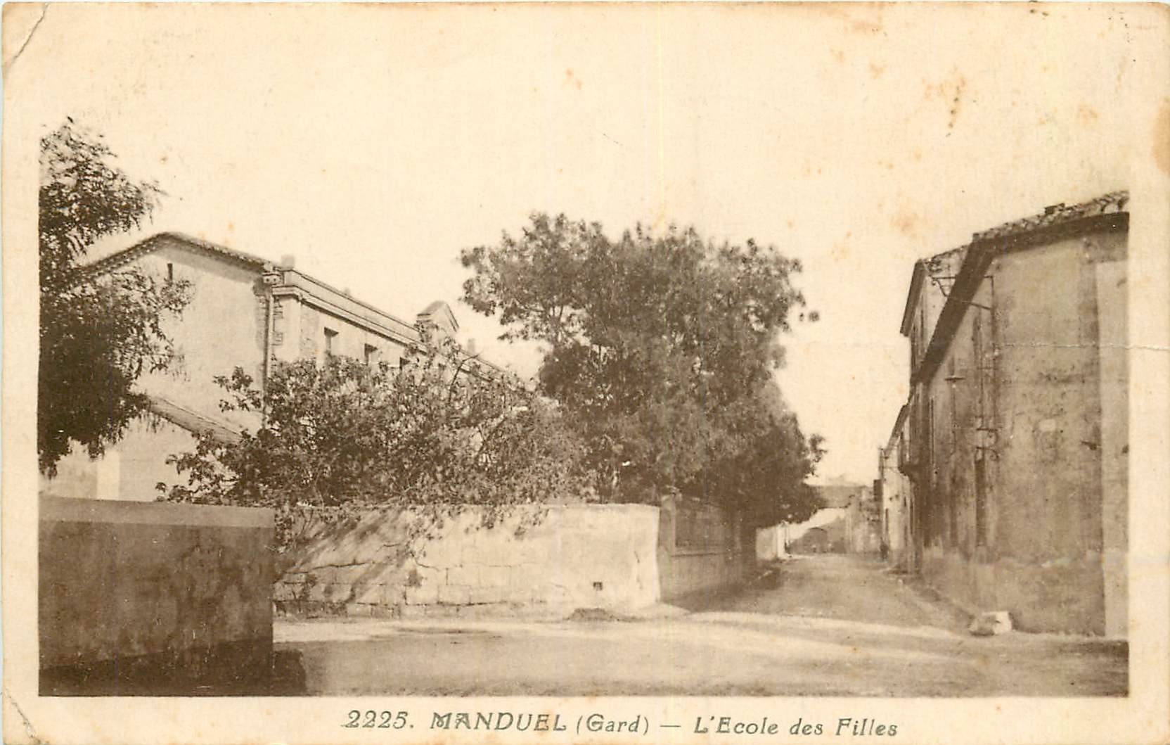 WW 30 MANDUEL. Ecole des Filles 1937