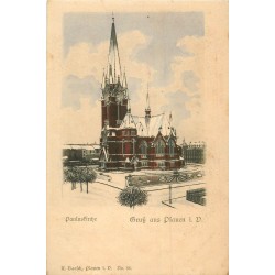 WW PLAUEN. Gruss aus Pauluskirche vers 1900