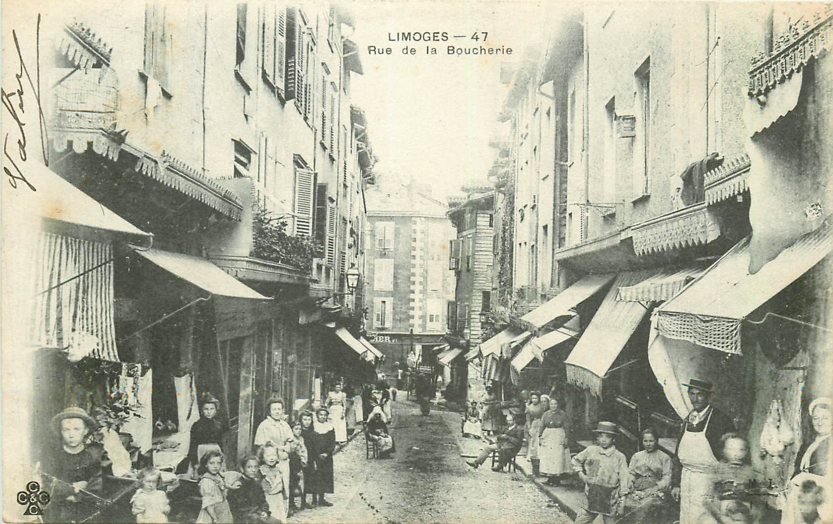 WW 87 LIMOGES. Rue de la Boucherie 1903