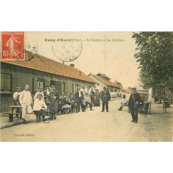 WW 18 CAMP D'AVORD. Cantine et Cuisines des Militaires avec Facteur 1912