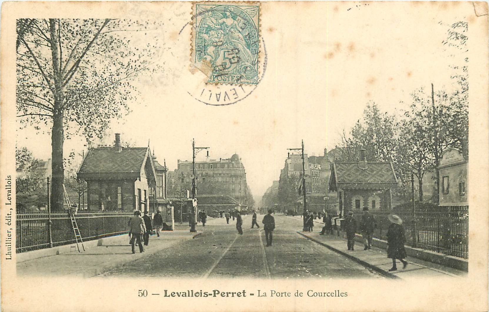 WW 92 LEVALLOIS-PERRET. La Porte de Courcelles 1905