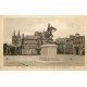 carte postale ancienne 14 CAEN. Top Promotion Statue Du Guesclin Place Saint-Martin