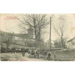 WW 88 HADOL. Attelage Boeufs route e Géroménil à Arches 1916