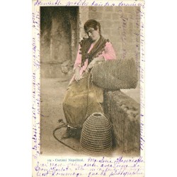 WW NAPOLI. Pêcheuse de Homards en Costumi Napolitani en Italie 1902