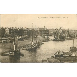 WW 33 LIBOURNE. Bateaux de chargement et transports sur la Dordogne et Terre de Fronsac 1933