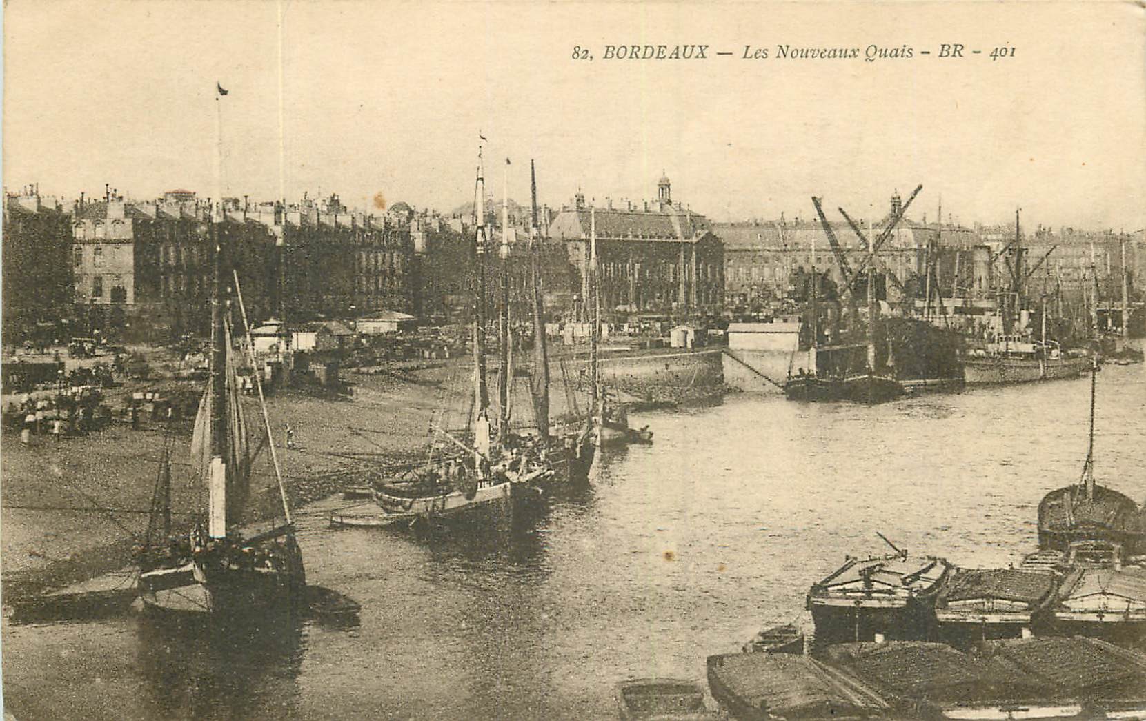 WW 33 LIBOURNE. Bateaux de chargement et transports sur la Dordogne et Terre de Fronsac 1933