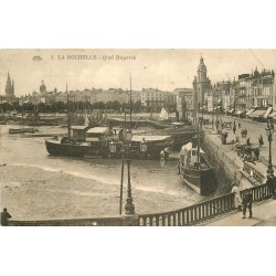 WW 17 LA ROCHELLE. Barques et Bateaux de Pêche au Quai Duperré 1930