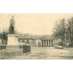 carte postale ancienne 14 CAEN. Top Promotion le Palais de Justice Tramway RICQLES