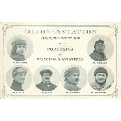 WW DIJON AVIATION. Portraits des principaux Aviateurs en 1910