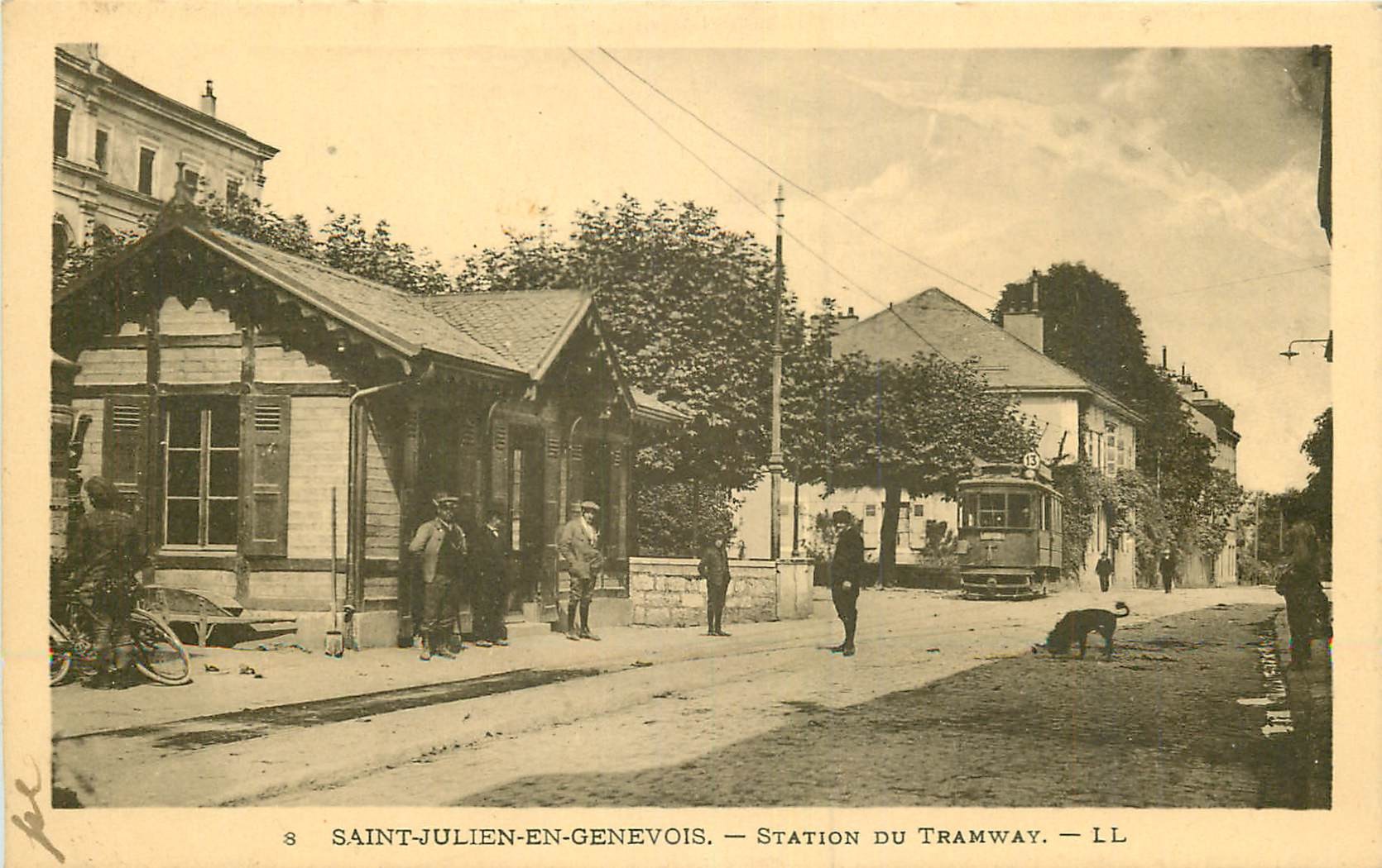 74 SAINT-JULIEN-EN-GENEVOIS. Station de Tramway