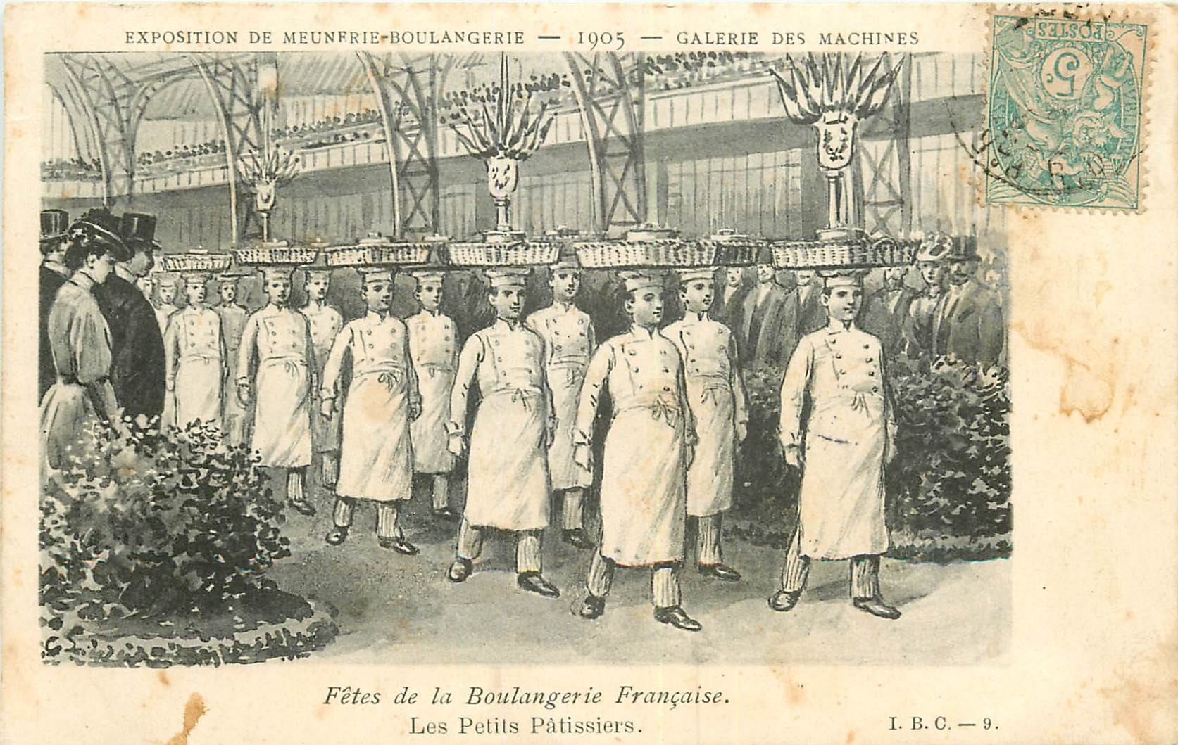 WW Paris Exposition de Meunerie Boulangerie 1905. Les Petits Pâtissiers Galerie Machines