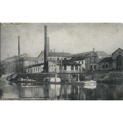 WW 57 SARREGUEMINES SAARGEMUND. Faïencerie et Abattoir 1909