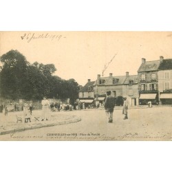 14 COURSEULLES-SUR-MER. Place du Marché 1919