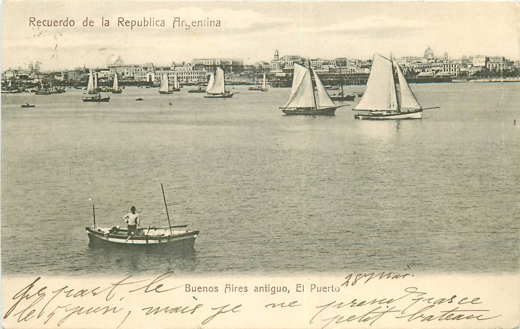 WW BUENOS AIRES. El Puerto en Argentina 1906