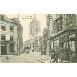 WW 59 AVESNES-SUR-HELPE. Café Tabac rue de France 1920