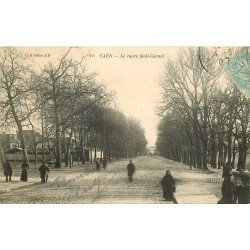 carte postale ancienne 14 CAEN. Top Promotion Cours Sadi-Carnot 1907