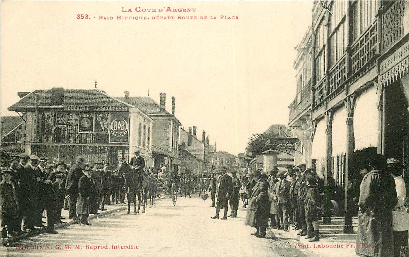 WW 33 ARCACHON SOULAC. Raid Hippique Route de la Plage