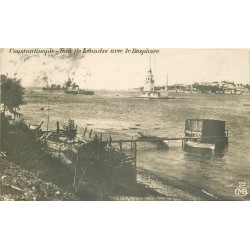 CONSTANTINOPLE. Tour de Léandre avec le Bosphore 1922