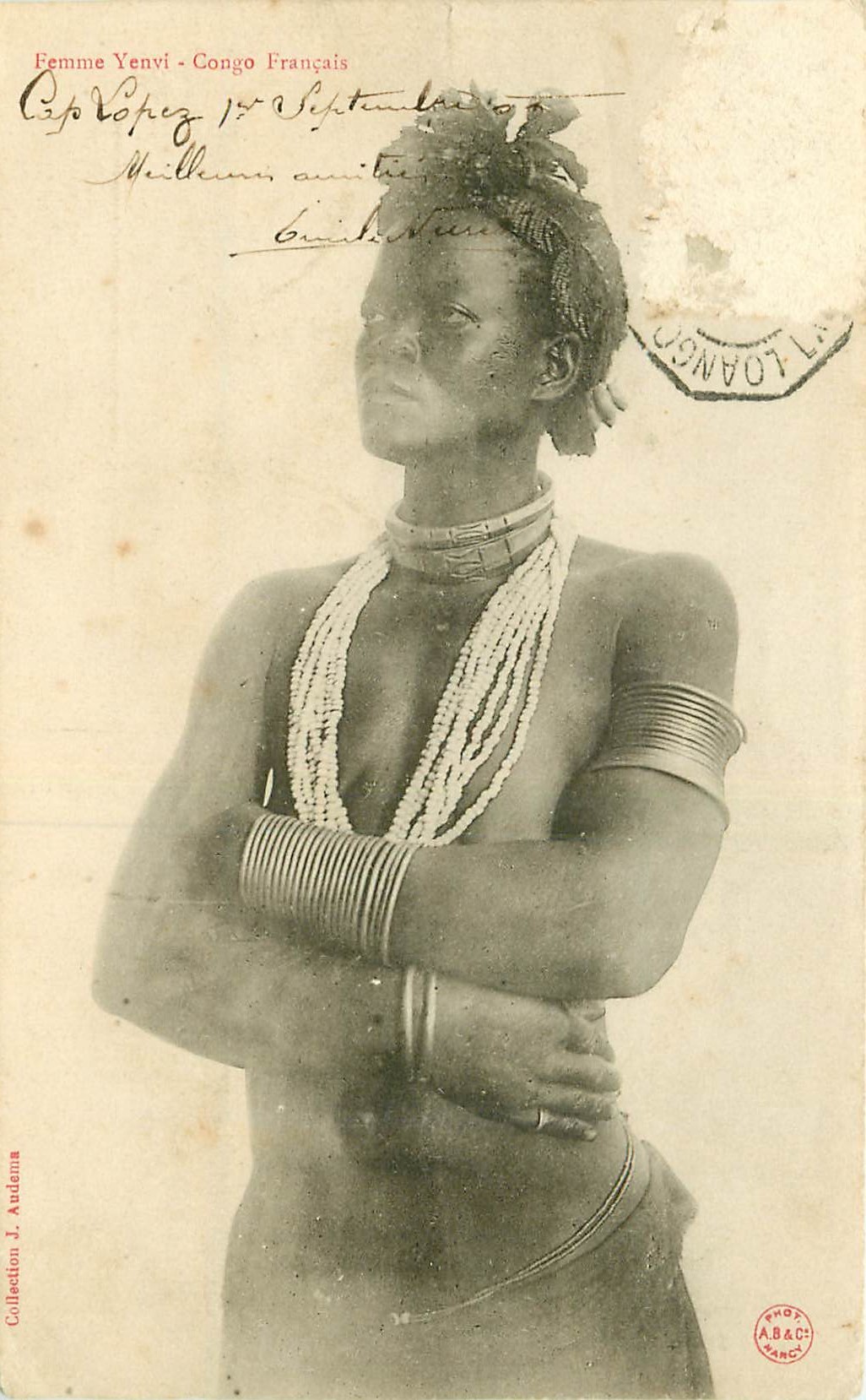 WW CONGO. Femme Yenvi 1901