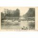 carte postale ancienne 14 CAEN. Top Promotion Lavandières à la Passerelle et filets de pêche Carrelets 1902