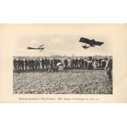 WW 74 VIRY AVIATION. Dufaux et Audemars au Meeting en plein vol