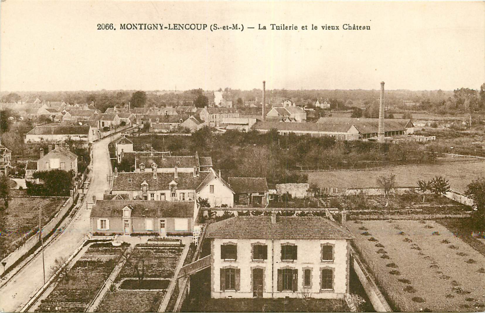 WW 77 MONTIGNY-LENCOUP. Tuilerie et Château