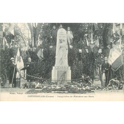 WW 23 CHENERAILLES. Inauguration Monument aux Morts