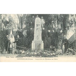 23 CHENERAILLES. Inauguration Monument aux Morts