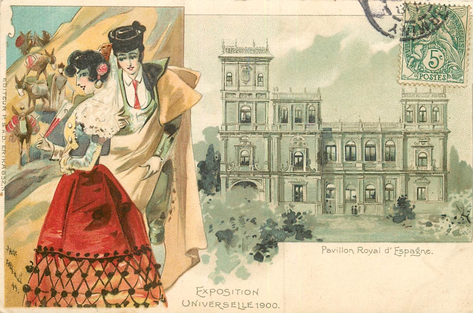 WW Exposition de Paris 1900. Pavillon Royal Espagne