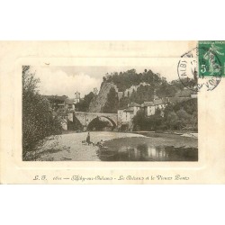 WW 74 ALBY-SUR-CHERAN. Lavandières près du Vieux Pont 1911