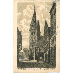 WW HANNOVER. Marktkirche 1912 en Allemagne