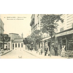 WW 93 NOISY-LE-SEC. Gare et Café boulevard République