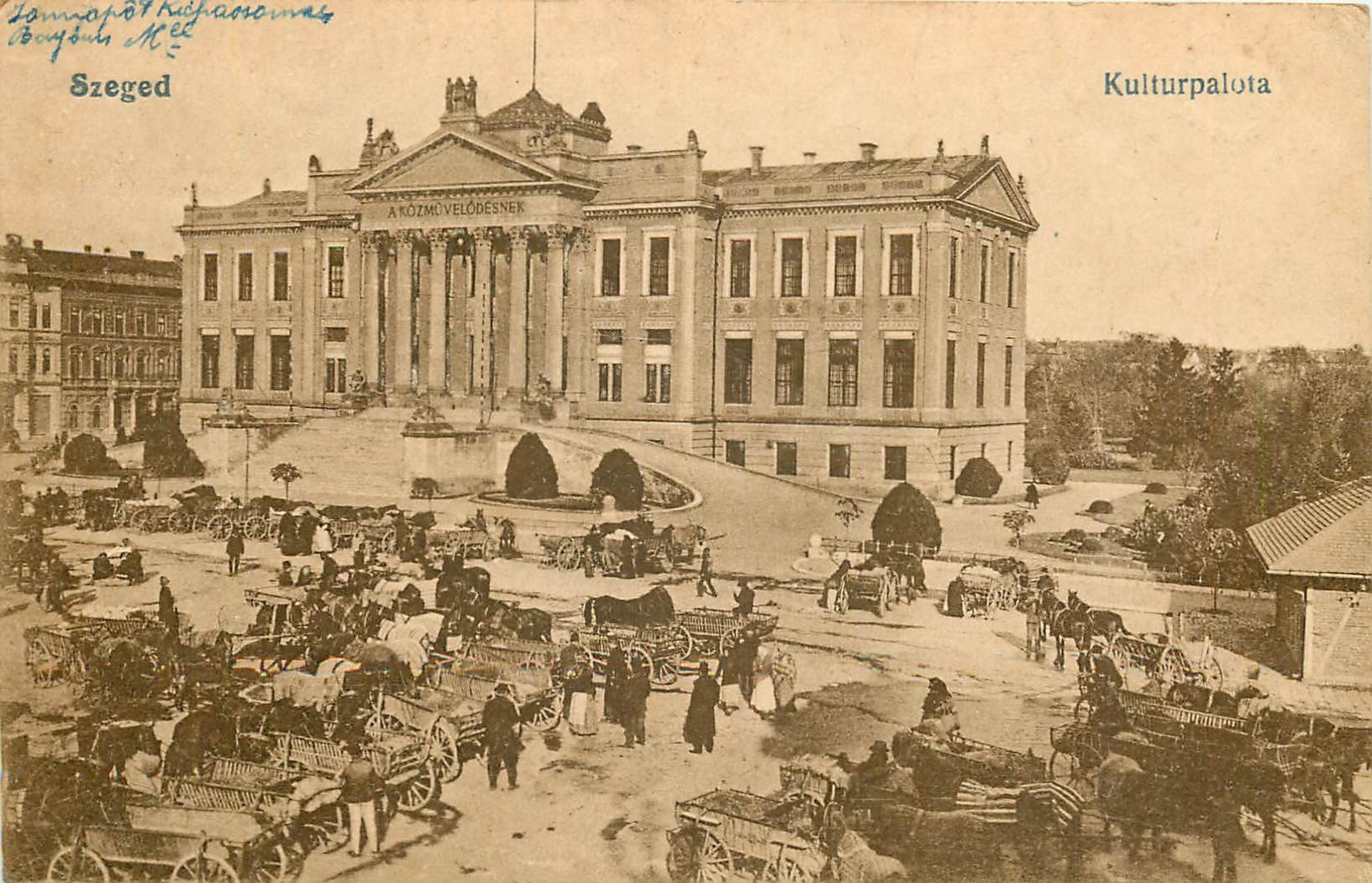 WW SZEGED. Kulturpalota en Hongrie 1919