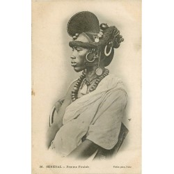 WW SENEGAL. Femme Foulah avec sa coiffure