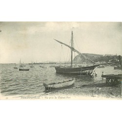 WW PHILIPPEVILLE. Bateau de Pêcheurs vu du Château Vert en Algérie